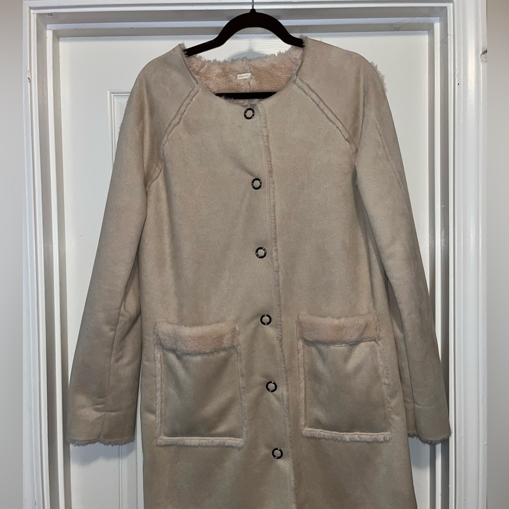 Faux fur jacket